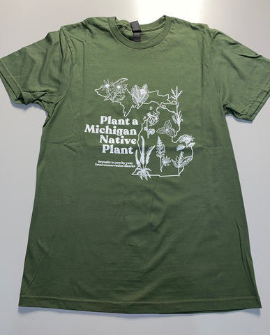 Native Plant T-shirt (Green)-- Size 2XL