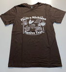 Native Tree T-shirt (Brown)-- Size Medium