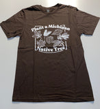 Native Tree T-shirt (Brown)-- Size Medium