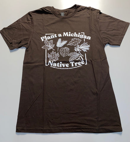 Native Tree T-shirt (Brown)-- Size 2XL