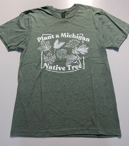 Native Tree T-shirt (Green)-- Size 2XL